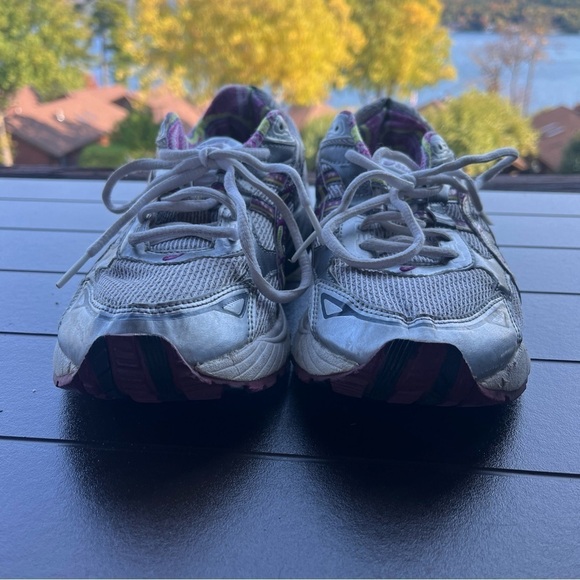 Asics Womens Gel Enhance Ultra T05CQ Gray Running Shoes Sneakers Size 9 - Picture 6 of 8